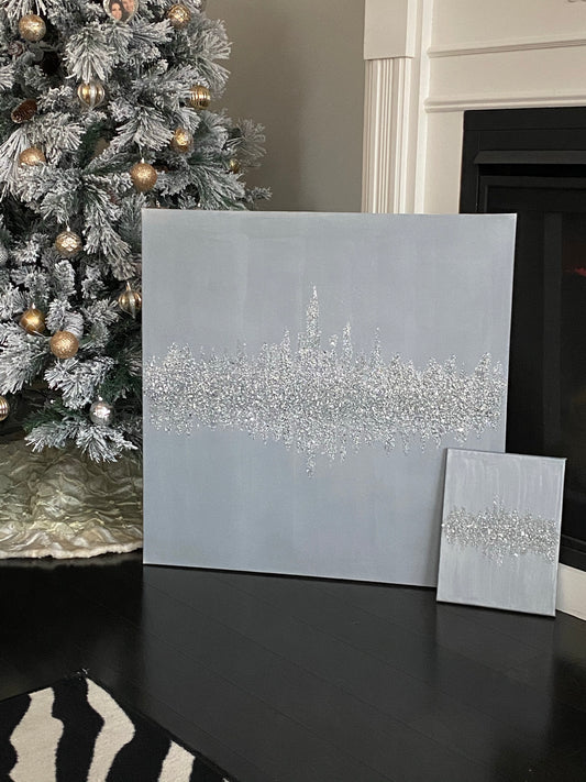 Large Silver Sparkle