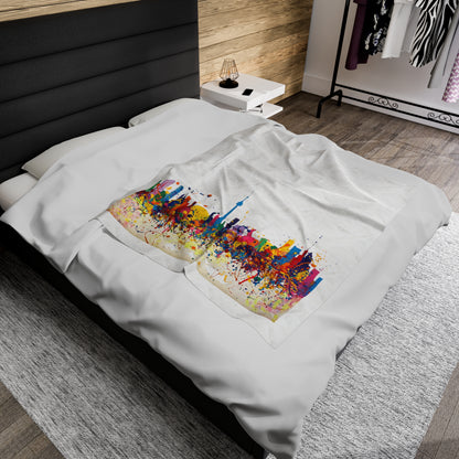 The 6ix Velveteen Plush Blanket